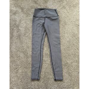 ALO YOGA Black & White Checkered Leggings Size Medium